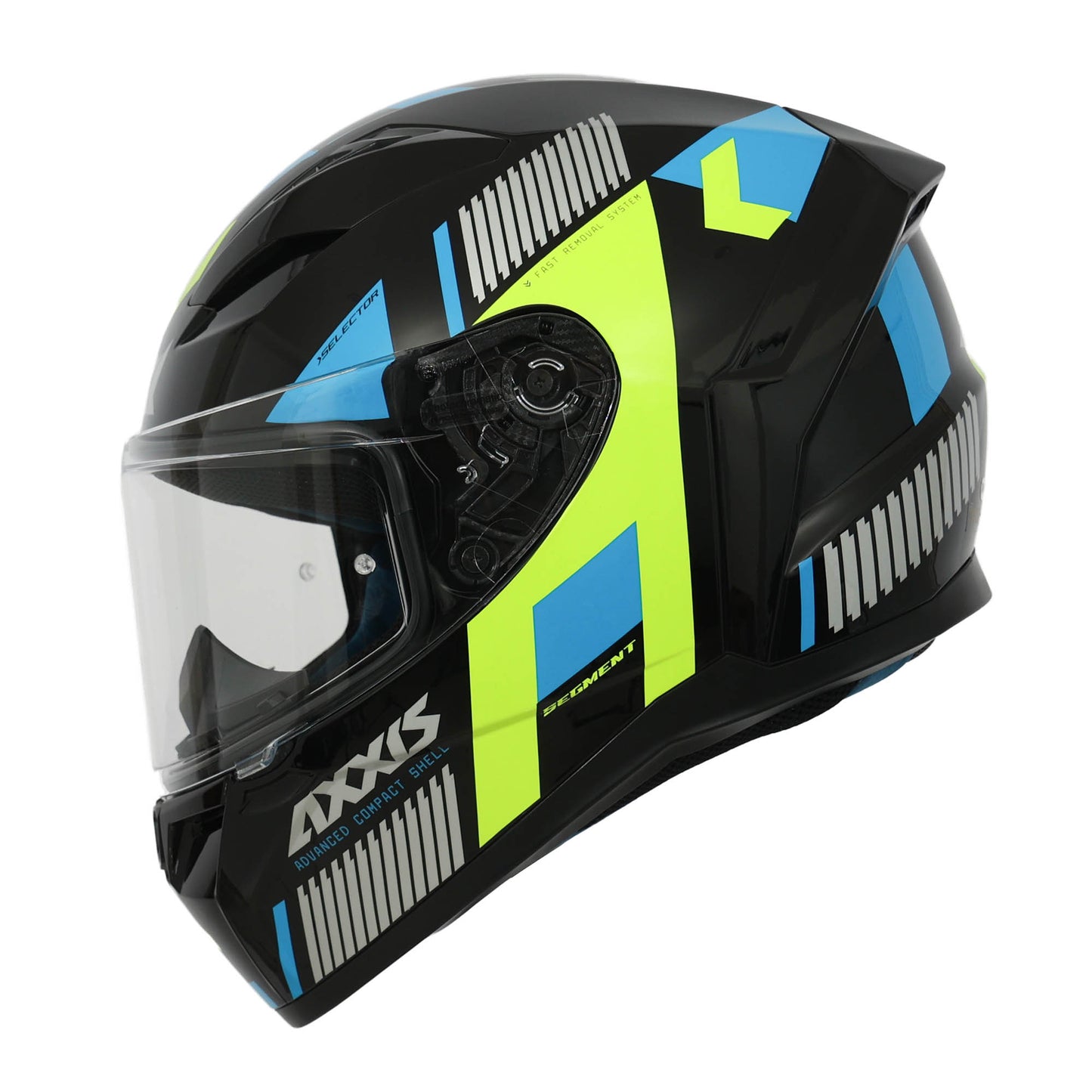 AXXIS FF117B SEGMENT SELECTOR B3 HELMET - FLUOR GLOSS