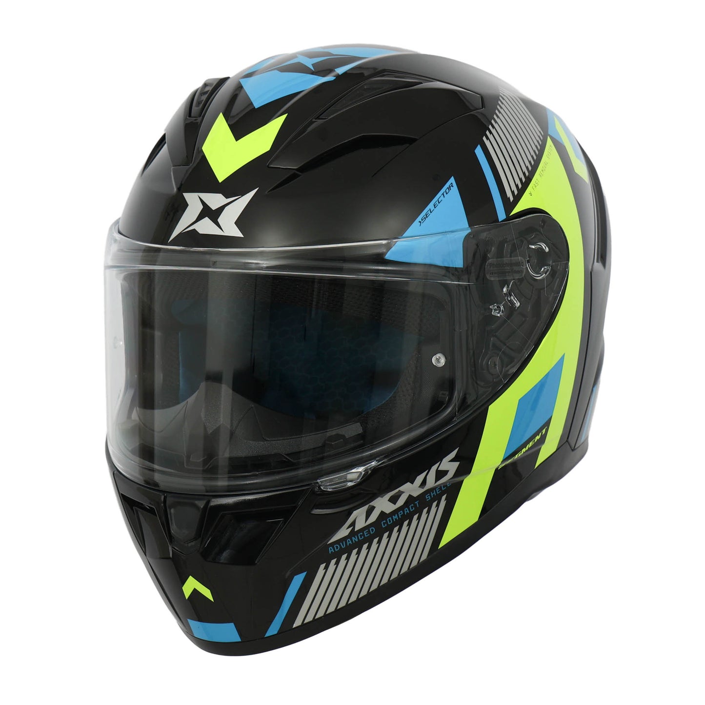 AXXIS FF117B SEGMENT SELECTOR B3 HELMET - FLUOR GLOSS