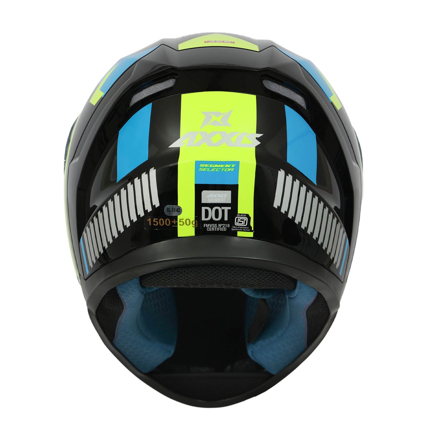 AXXIS FF117B SEGMENT SELECTOR B3 HELMET - FLUOR GLOSS