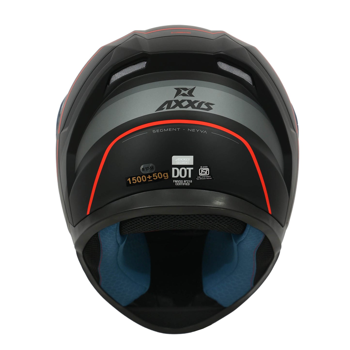 AXXIS FF117B SEGMENT NEYVA B5 HELMET - FLUOR MATT