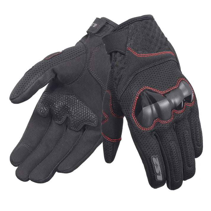 LS2 CHAKI EVO MEN GLOVES - BLACK