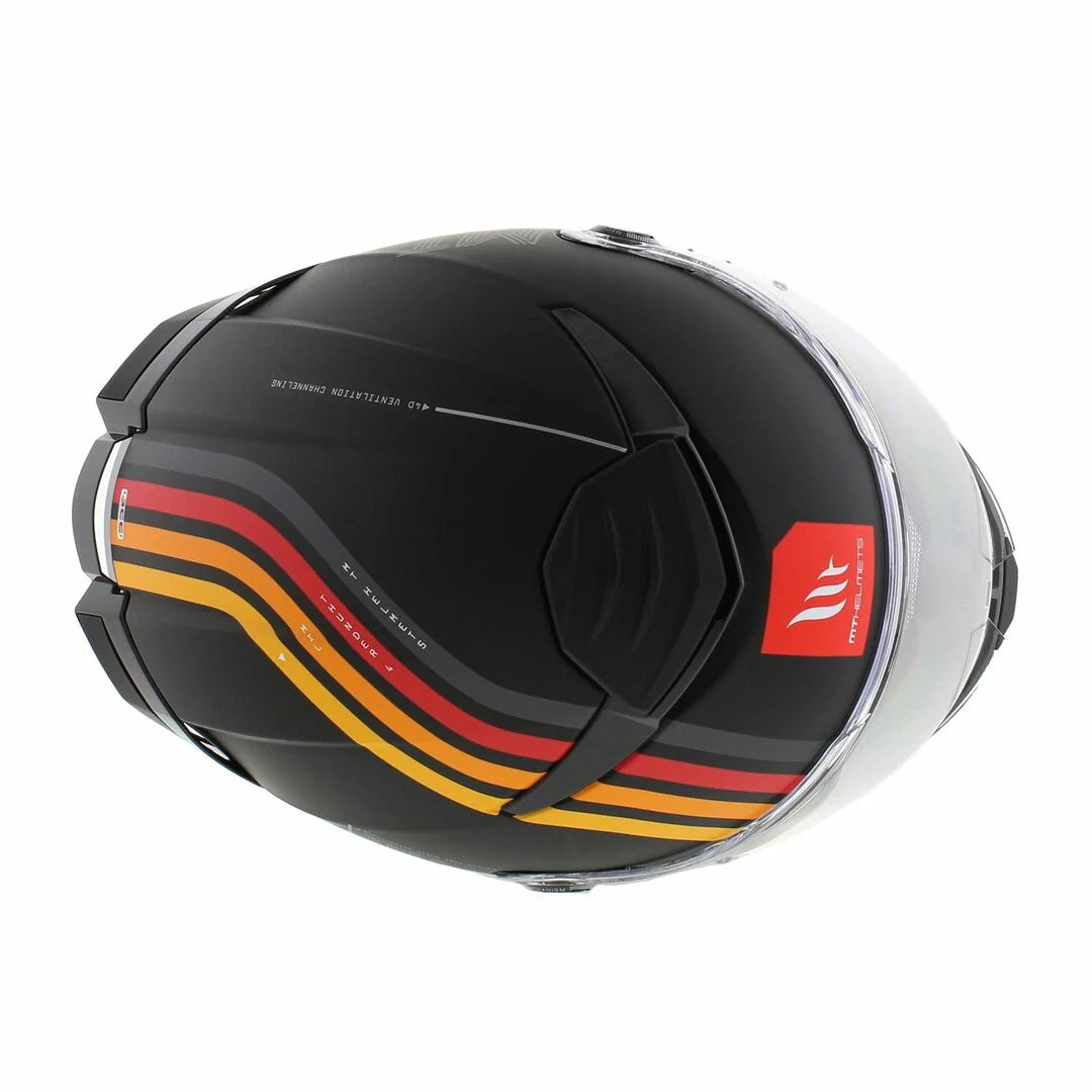 MT THUNDER 4 SV MILL A11 SOLID HELMET - GLOSS BLACK