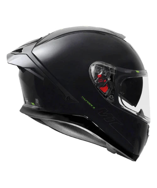 MT THUNDER 3 SV SPOILER SOLID A1 HELMET - GLOSS BLACK