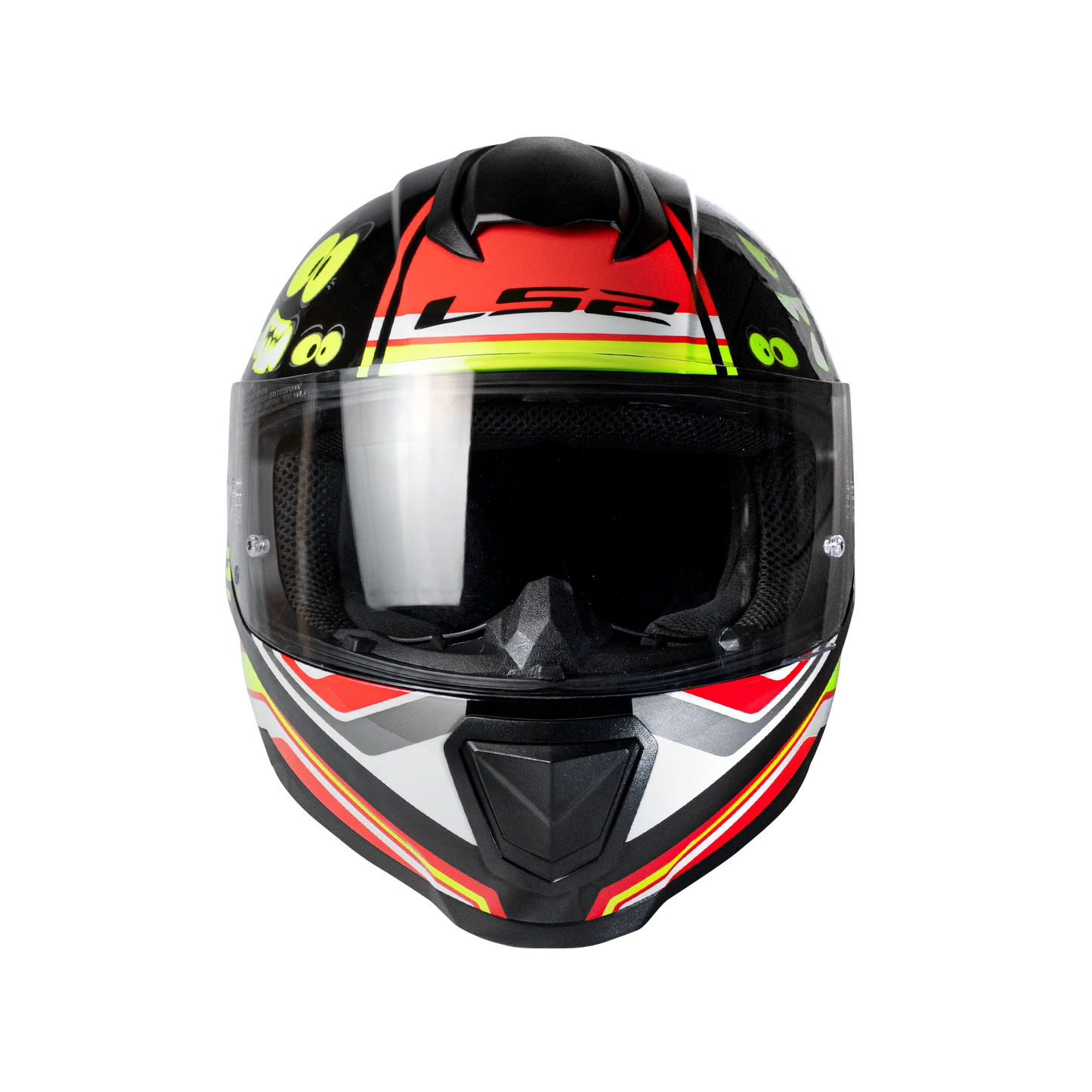 LS2 FF802 FLASH ELVES HELMET - GLOSS BLACK GLOW