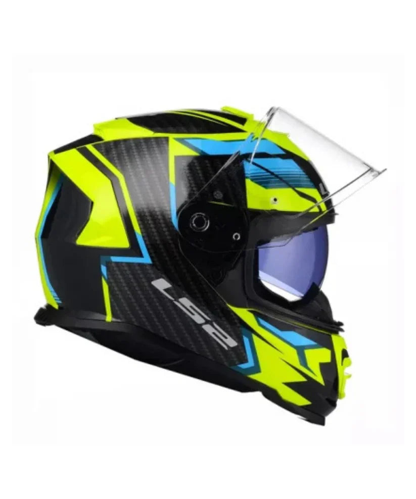 LS2 FF800 STORM II TRACKER 06 HELMET - H-V YELLOW