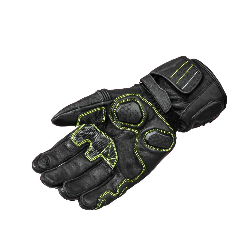 RAIDA AEROPRIX MOTORCYCLE GLOVES | HI-VIZ