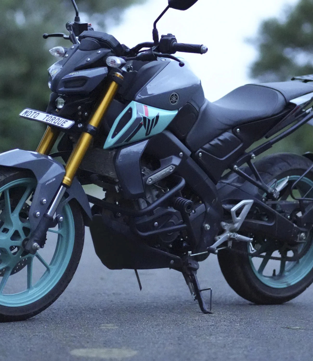 MOTO TORQUE ALPHA- YAMAHA MT-15 CRASH GUARD V2.0 (BLACK)