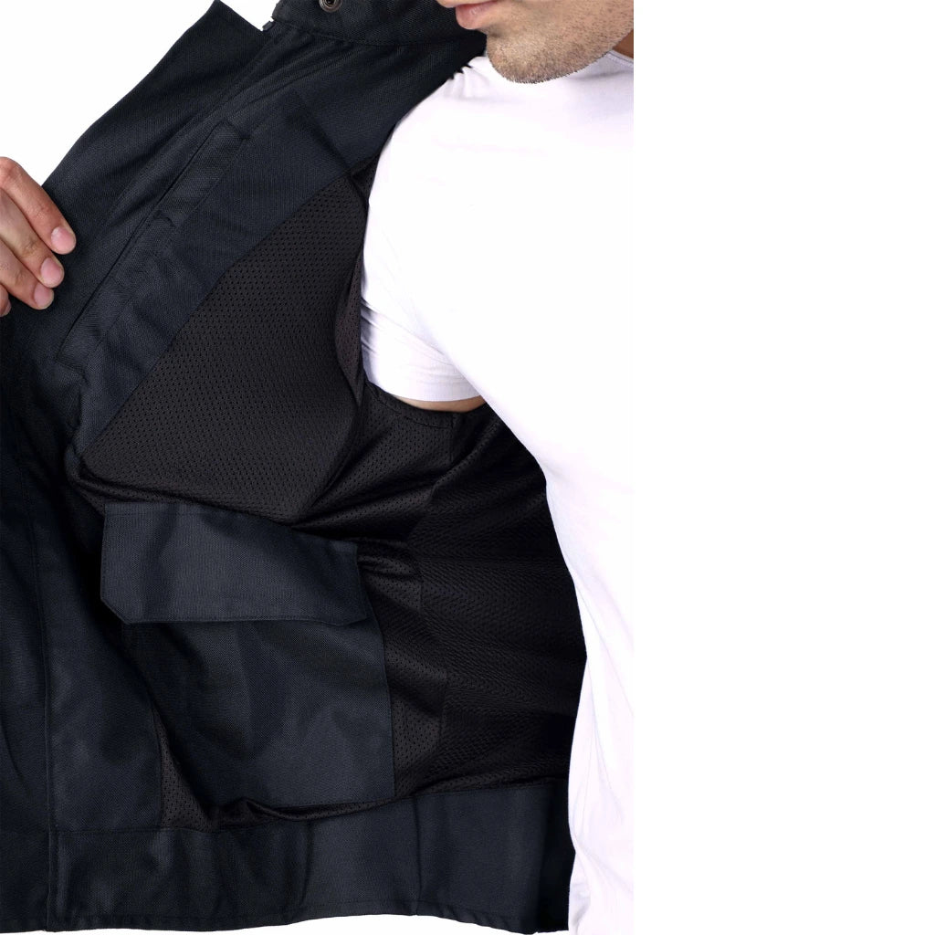 RAIDA BOLT MOTORCYCLE JACKET | BLACK