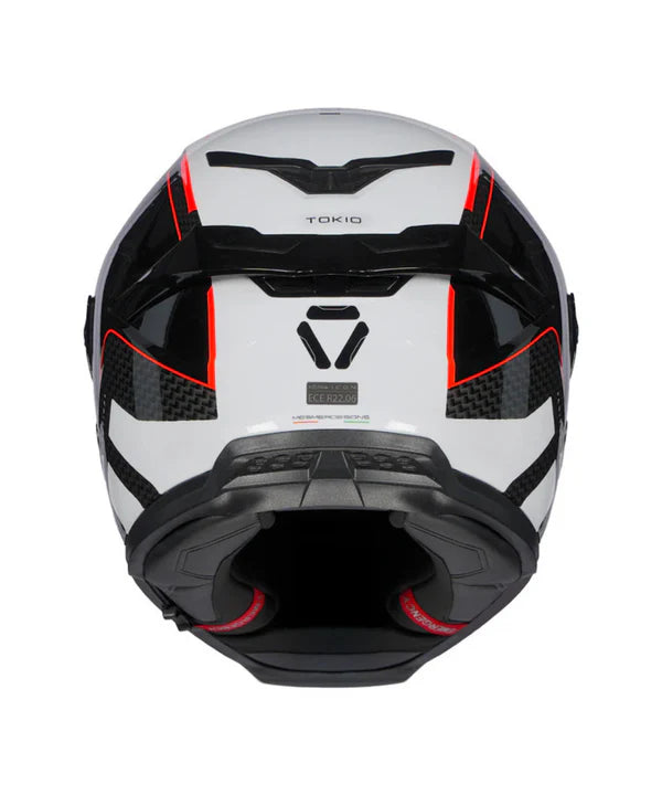 KORDA ICON TOKIO HELMET - GLOSS WHITE RED