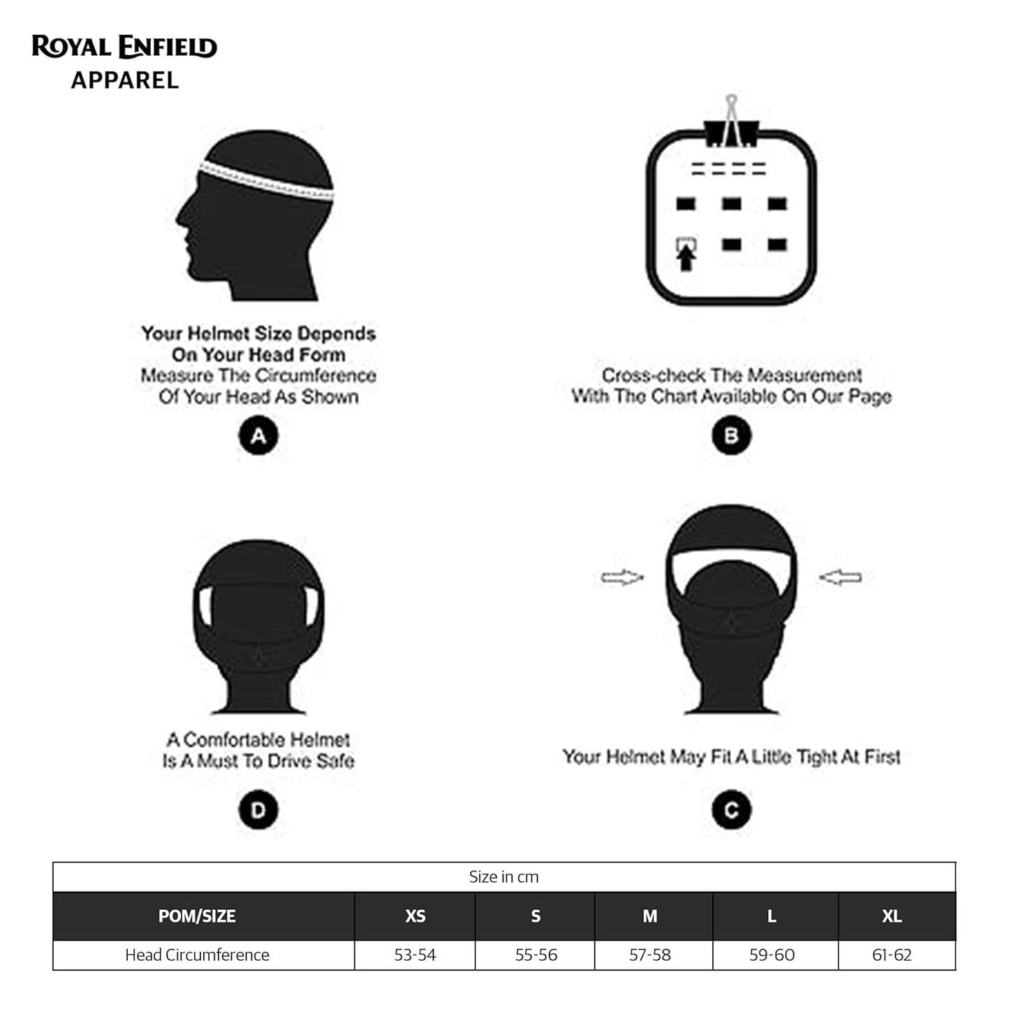 ROYAL ENFIELD LTHR. TRIM HELMET - MATT BLACK