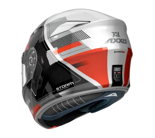 AXXIS STORM SV GRIP A5 RED GLOSS