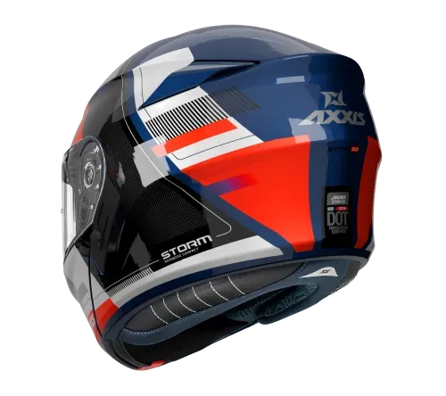 AXXIS STORM SV GRIP E5 BLUE RED MATT