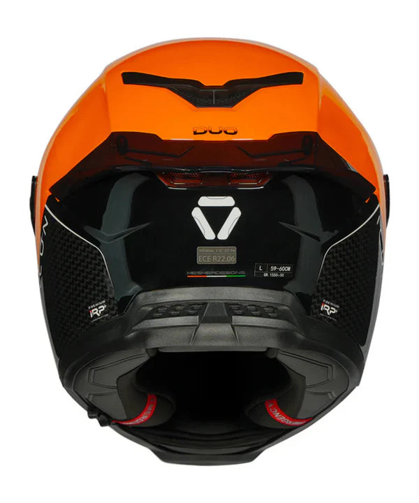 KORDA ICON DUO HELMET - GLOSS BLACK ORANGE