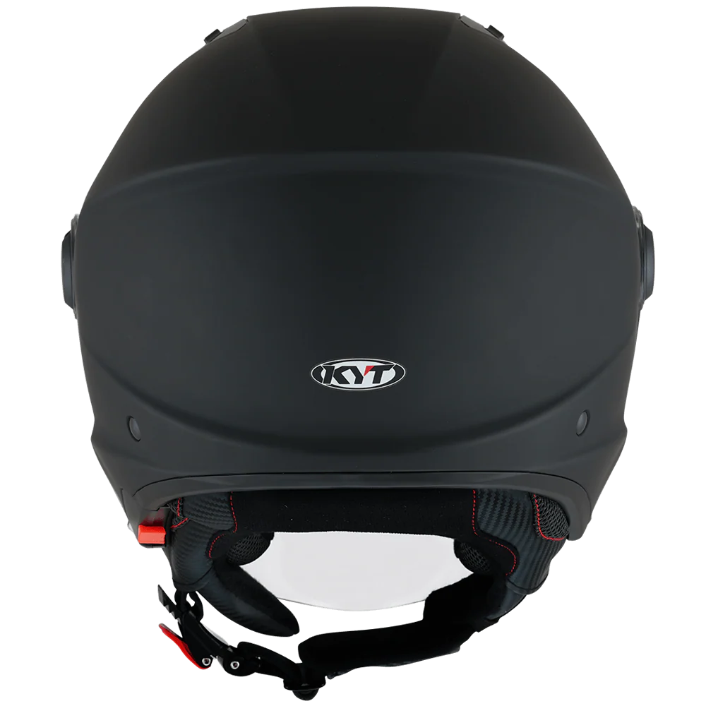 KYT D CITY HELMET - PLAIN MATT BLACK