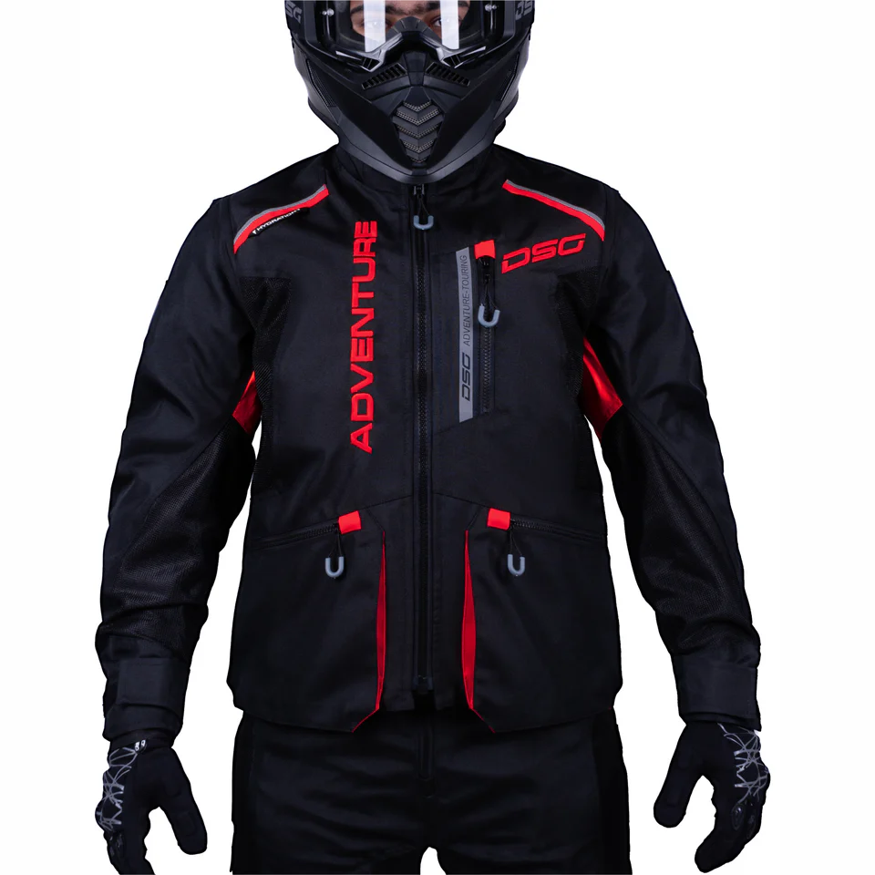 DSG ADV RIDING JACKET - BLACK RED