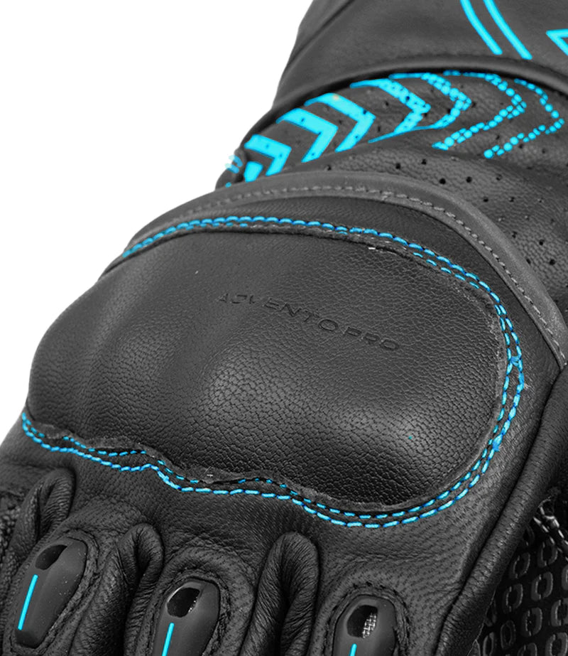 RYNOX ADVENTO PRO GLOVES - BLACK BLUE