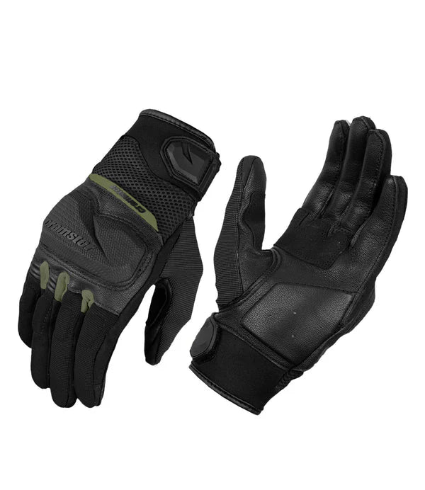 CRAMSTER BREEZER GLOVES - BLACK OLIVE GREEN