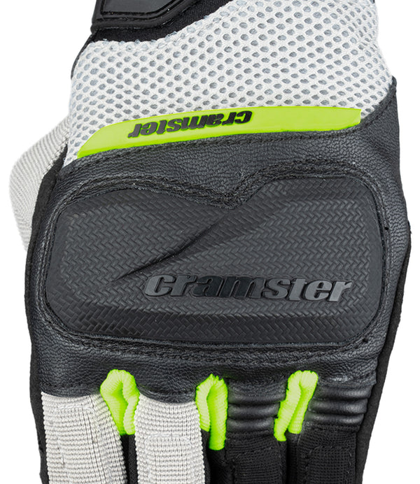 CRAMSTER BREEZER GLOVES - BLACK HI VIZ GREEN