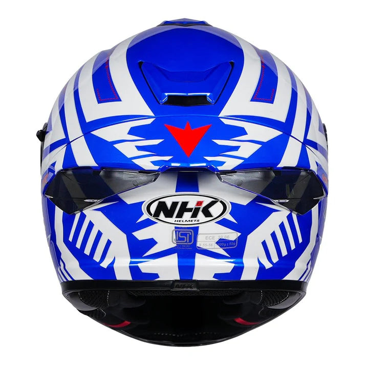 NHK K5R IRIDIUM AQSO WHITE HELMET
