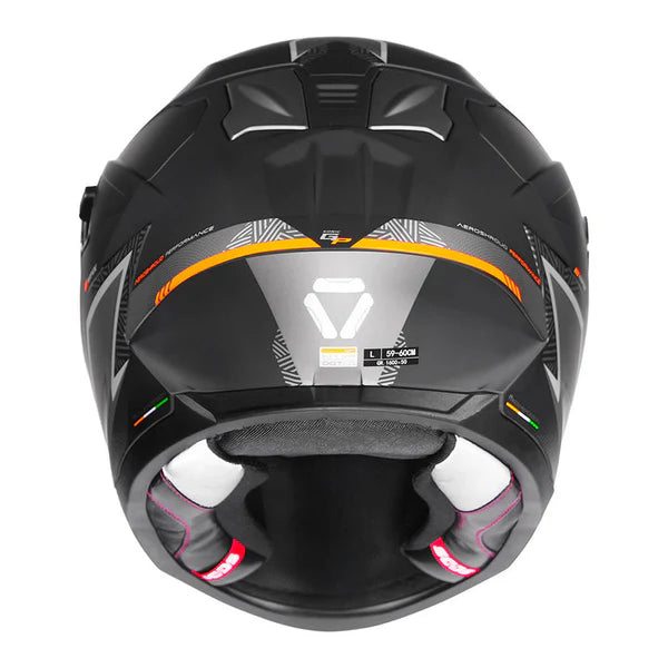 KORDA SONIC GP RAPIDE W/P HELMET - MATT ORANGE
