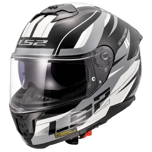 LS2 FF320 STREAM II BOLT MATT BLACK WHITE-06