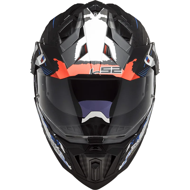 LS2 MX701 EXPLORER CARBON EXTEND MATT RED-06