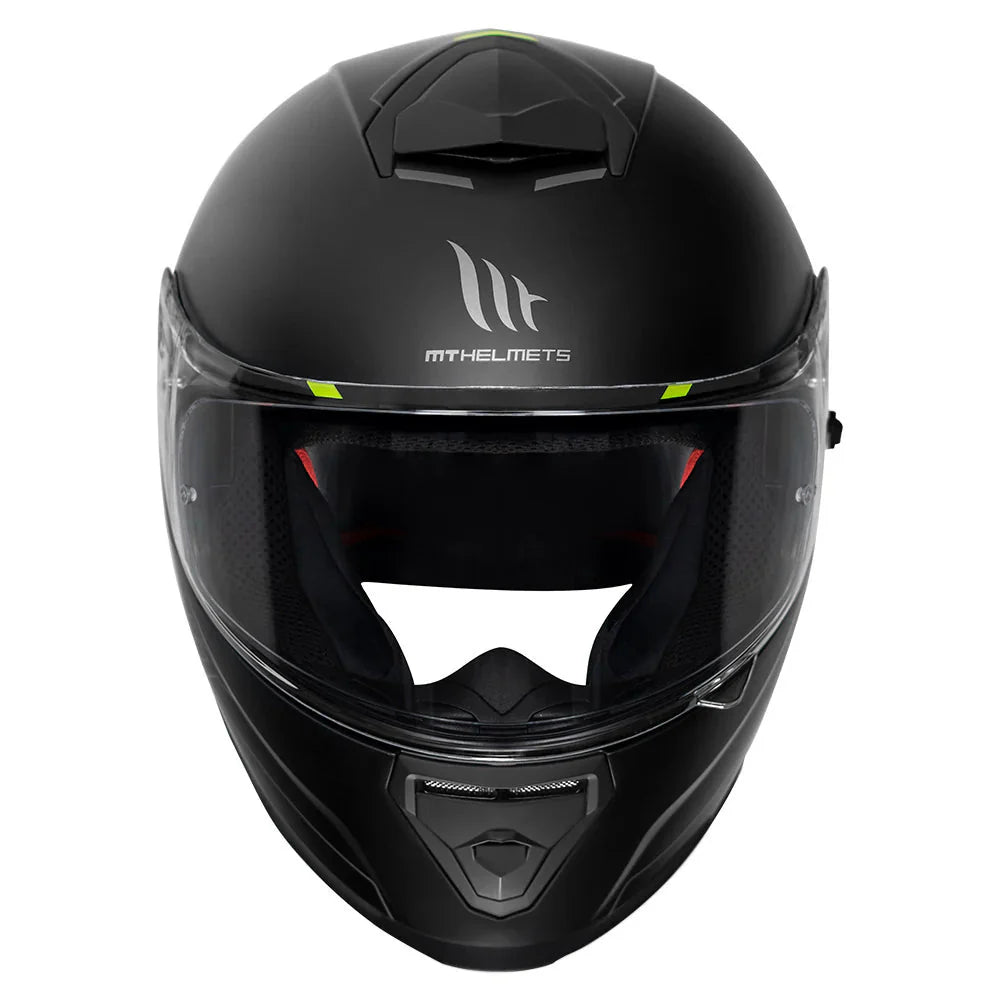 MT THUNDER 3 SV SPOILER SOLID A1 HELMET - MATT BLACK