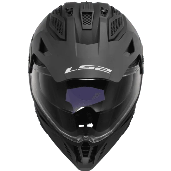LS2 MX436 PIONEER II HELMET - SOLID MATT BLACK
