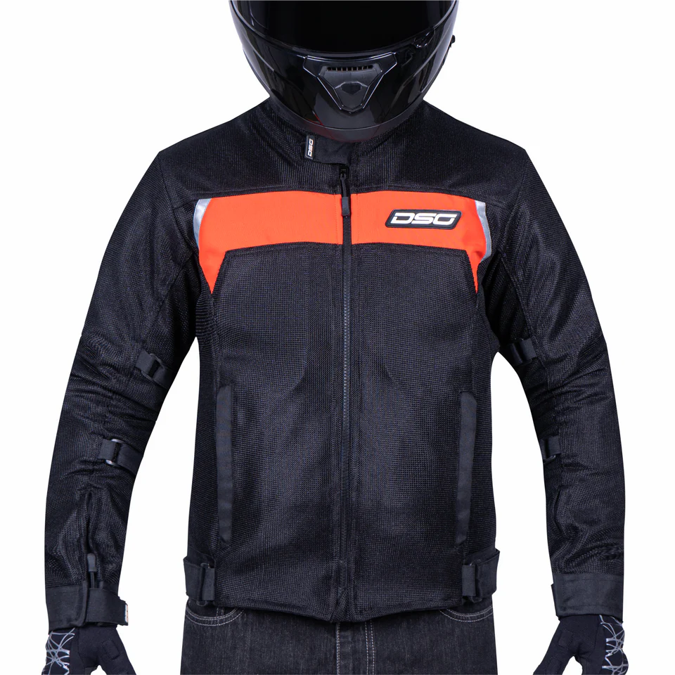 DSG ROADSTER RIDING JACKET - BLACK RED