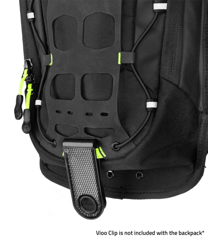 RYNOX NAVIGATOR HYDRATION BACKPACK - BLACK HI-VIZ GREEN