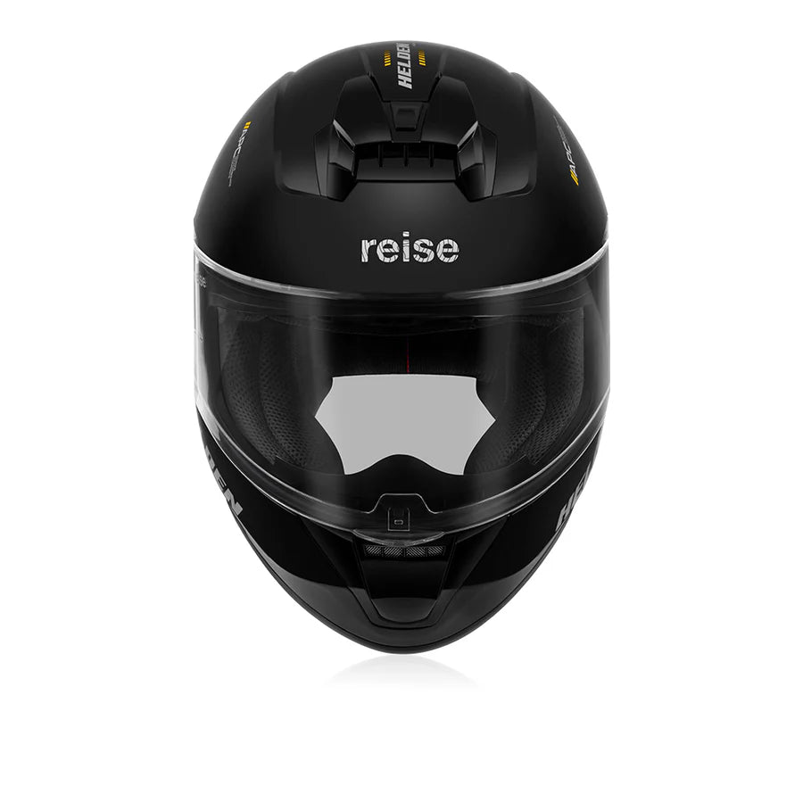 REISE HELDEN HELMET - SOLID BLACK GLOSS