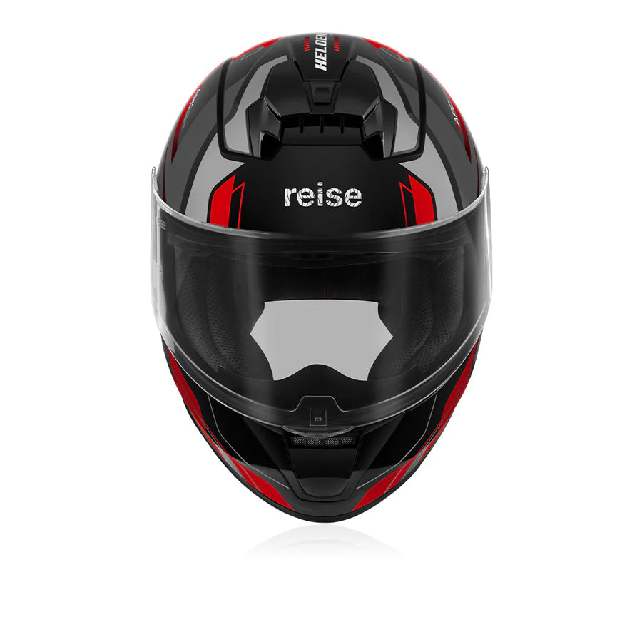 REISE HELDEN HELMET - RED / BLACK GLOSS