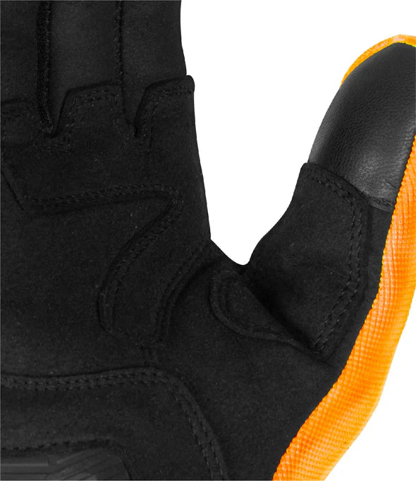 RYNOX HELIUM GT GLOVES - BLACK ORANGE