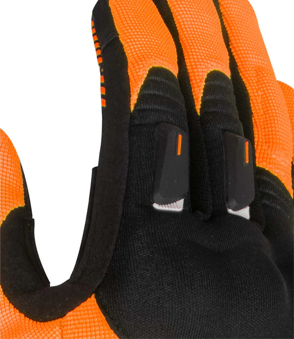 RYNOX HELIUM GT GLOVES - BLACK ORANGE