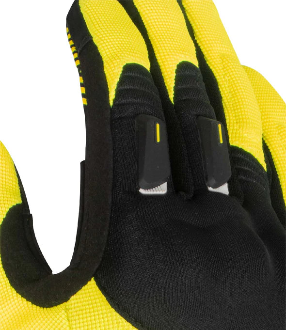 RYNOX HELIUM GT GLOVES - BLACK YELLOW