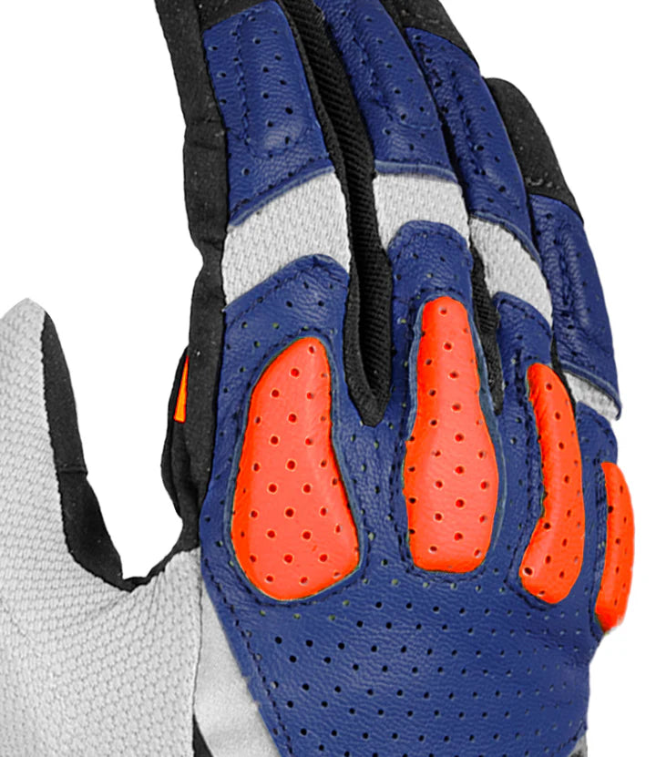 RYNOX RIDGE PRO OFFROAD GLOVES - BLUE ORANGE