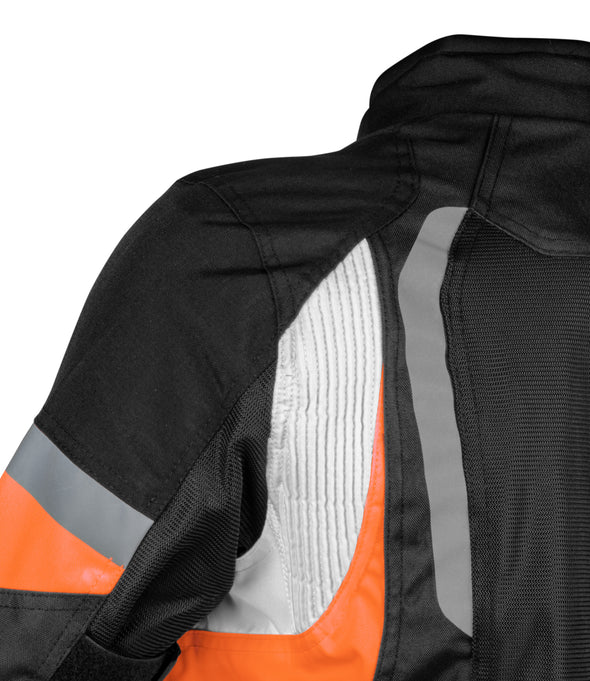 RYNOX TORNADO PRO 4 JACKET - CE CERTIFIED CLASS A - BLACK ORANGE