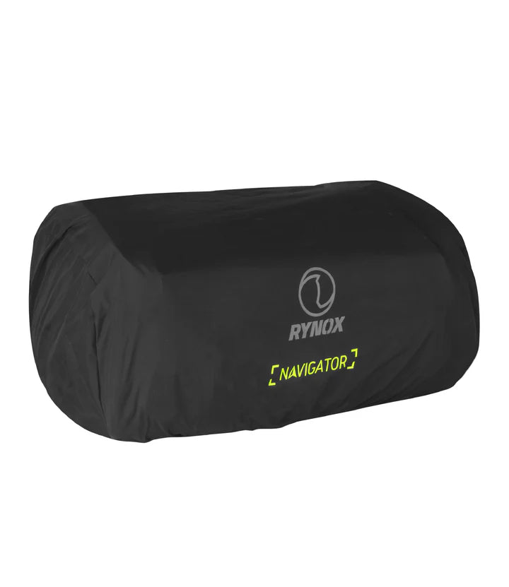 RYNOX NAVIGATOR TAIL BAG 50L - BLACK HI-VIZ GREEN