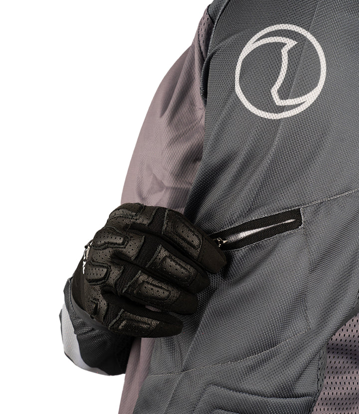 RYNOX RIPPLE PRO OFFROAD JERSEY - X-RAY BLACK