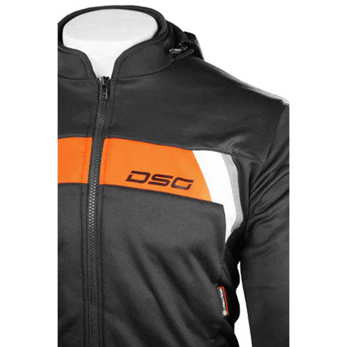 DSG URBAN RIDER RIDING JACKET - BLACK ORANGE