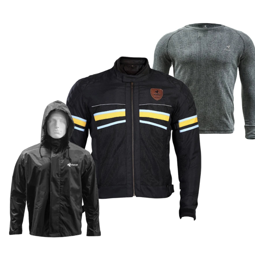 RAIDA VIGNATO JACKET | BLUE