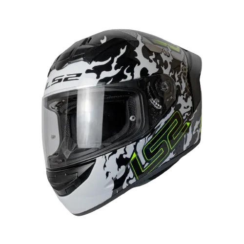 LS2 FF352 ROOKIE ANTARS BLACK WHITE