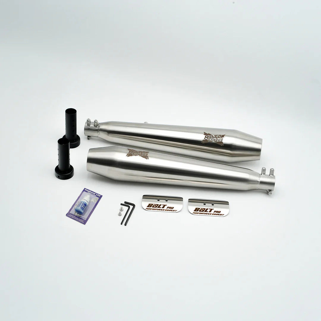 MOTO TORQUE BOLT PRO - INTERCEPTOR 650 / GT 650 PERFORMANCE EXHAUST (MATTE)