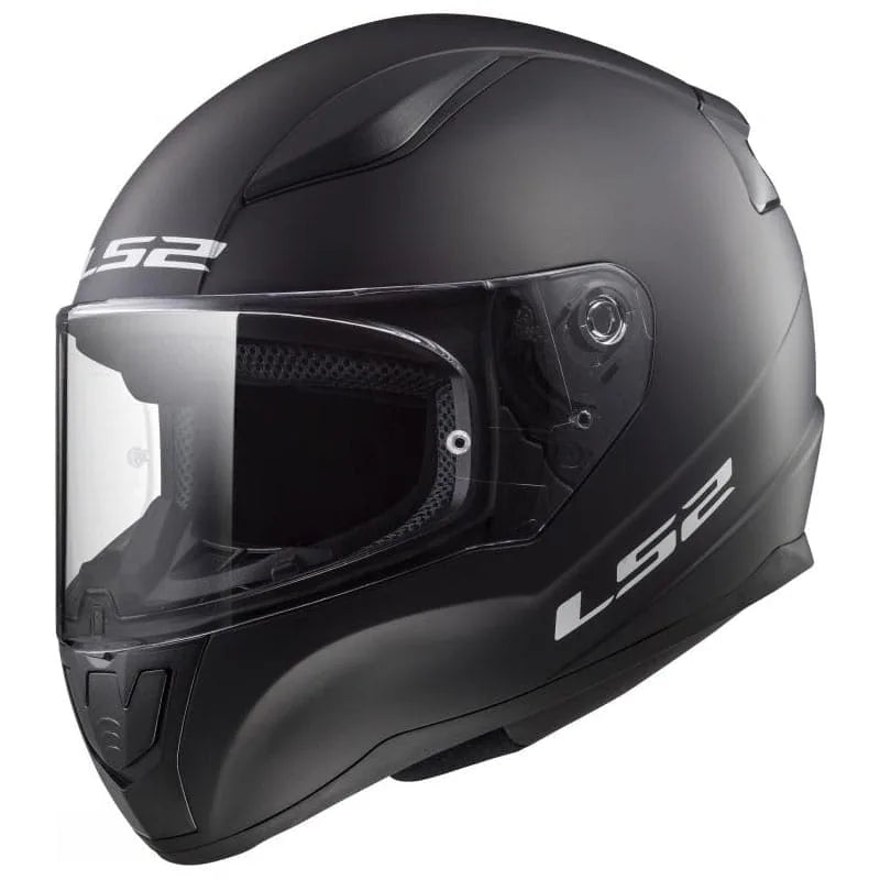 LS2 FF353 MINI SOLID GLOSS BLACK KIDS HELMETS