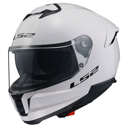 LS2 FF320 STREAM II SOLID HELMET - PEARL WHITE