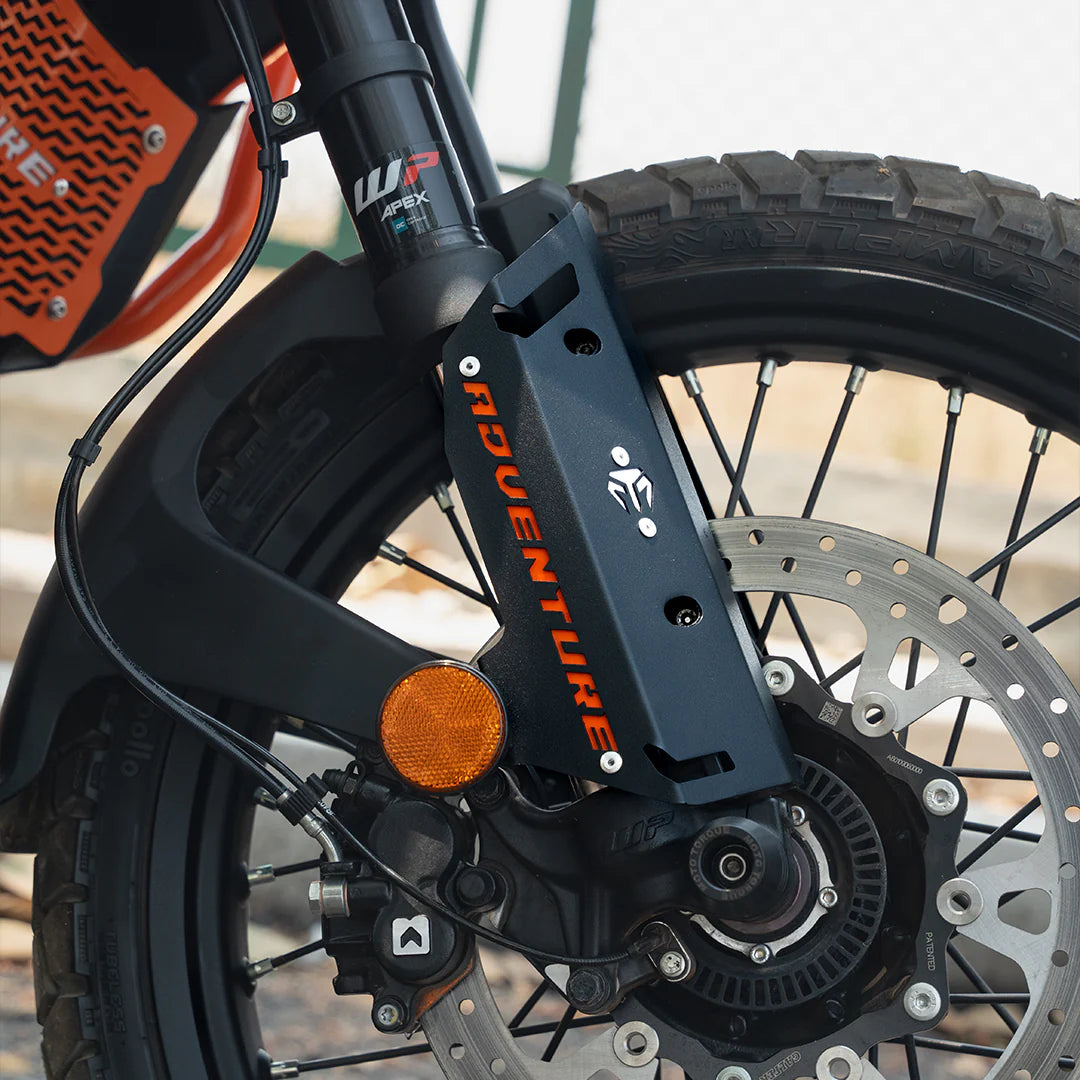 MOTO TORQUE FORK PROTECTORS METAL -BLACK FOR KTM 390 ADVENTURE/ADVENTURE X