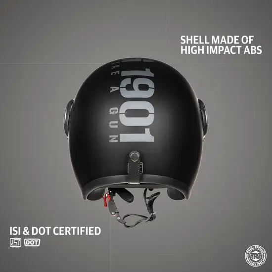 ROYAL ENFIELD OPEN FACE MLG - MATT BLACK