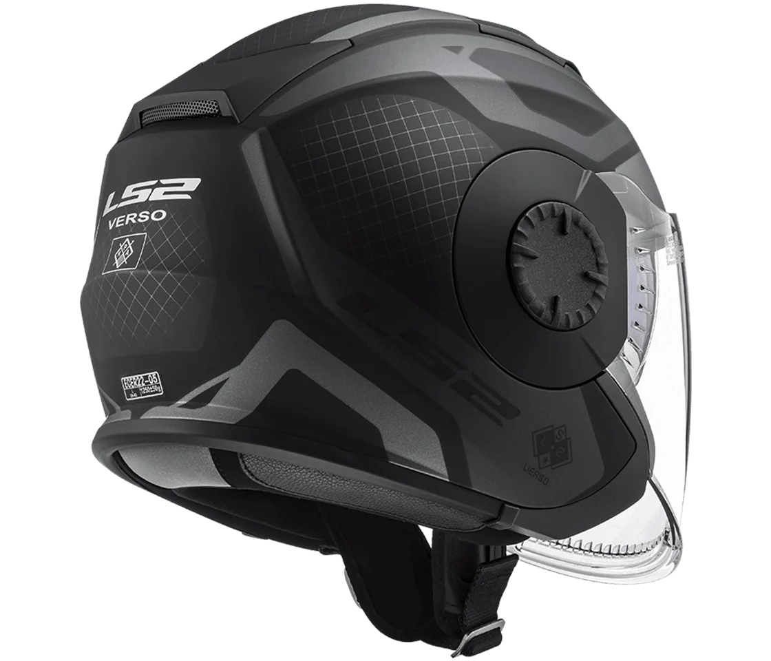 LS2 OF570 VERSO MARKER MATT BLACK TITANIUM