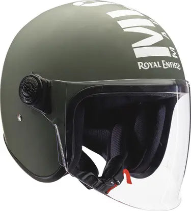 ROYAL ENFIELD OPEN FACE MLG - MATT BATTLE GREEN