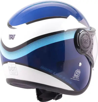 ROYAL ENFIELD HELMET JET OF SONIC BLUE